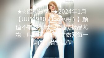 ★☆福利分享☆★2024年1月【UUS1980（looks哥）】颜值不错的御姐，丰满型极品尤物，叫上门偷拍美女做爱每一瞬间，撸管佳作